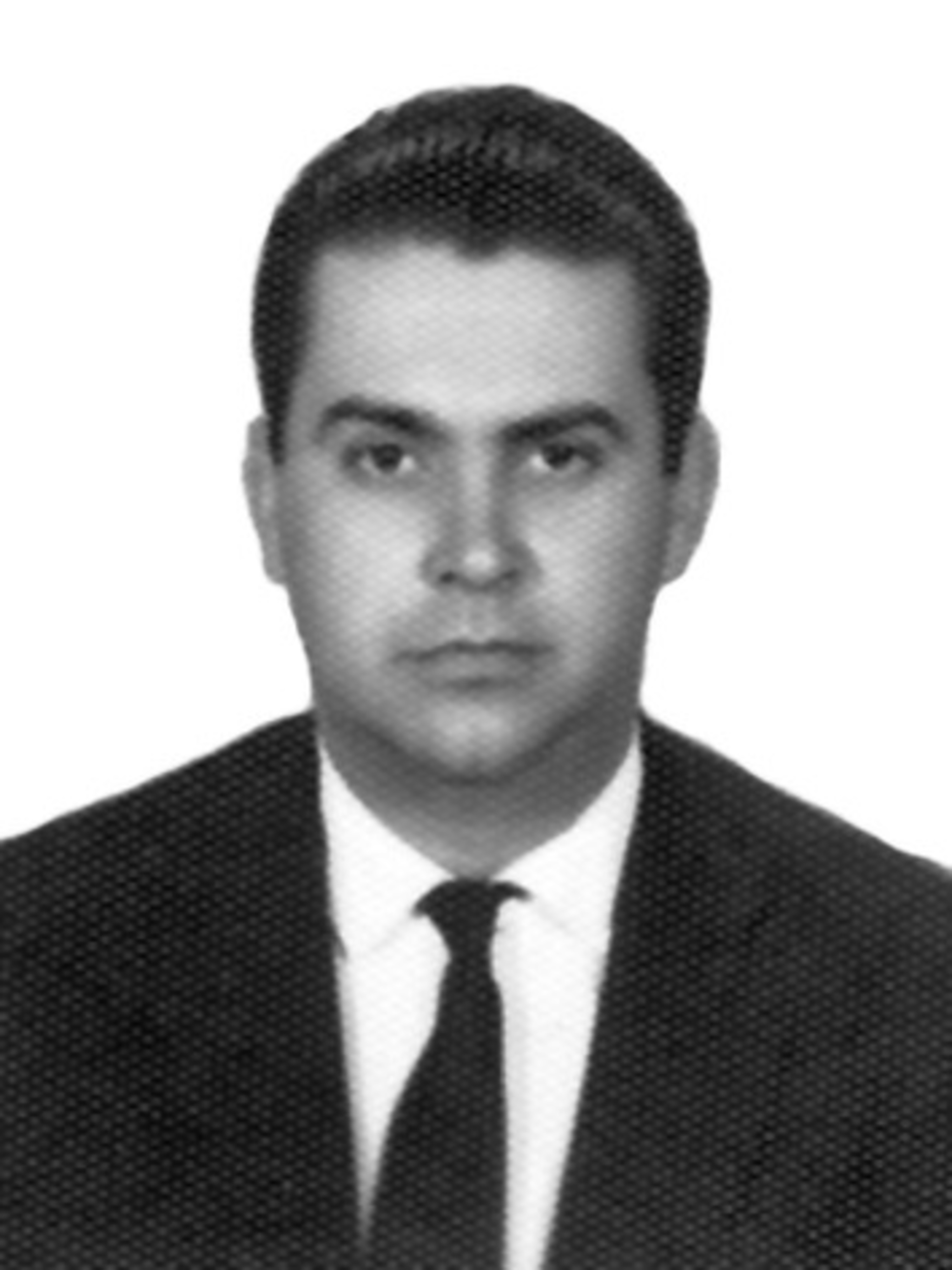 Retrato em preto e branco de Dorival de Abreu.